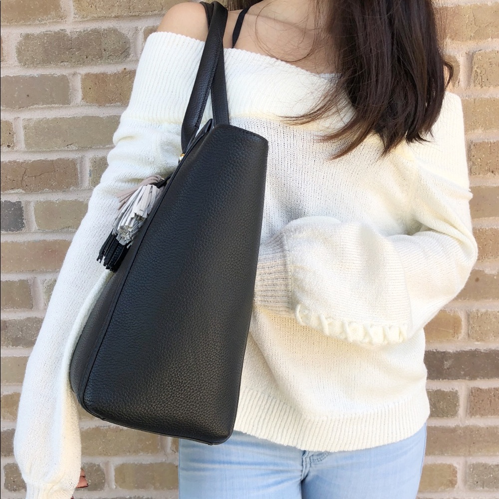 Kate Spade Palmer Drive Manika Large Tote Black - Picture 2 of 8